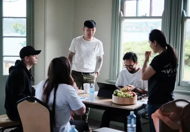 Team photo at Sydney