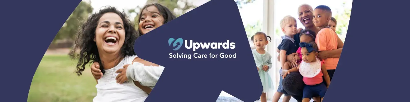 Upwards banner