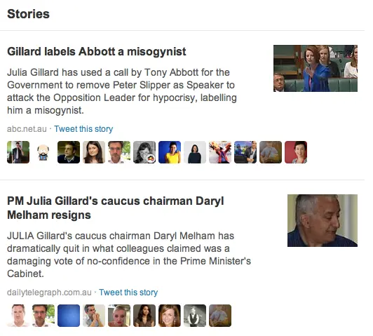 Social Recommendations via Email