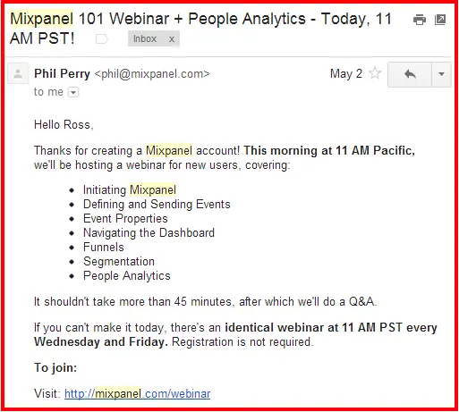 mixpanel customer retention strategies example