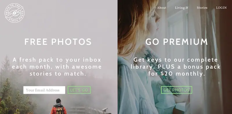 Death_to_the_Stock_Photo_home page