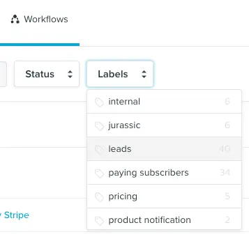 workflow labels