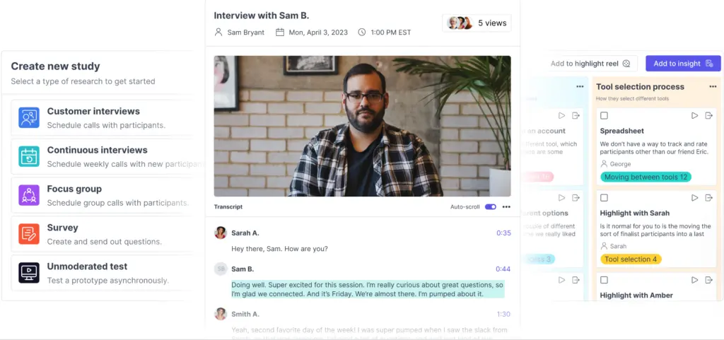 Customer insights software - Great Question 