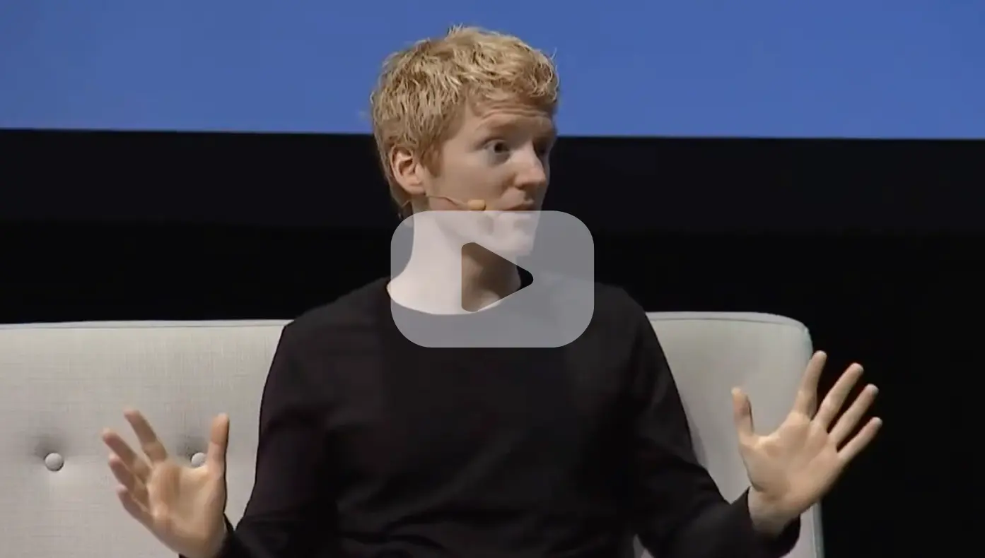 Patrick Collison talks founding Stripe